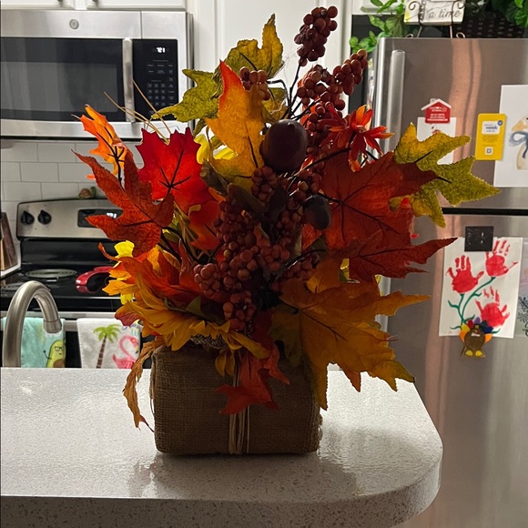 Autumn Harvest Faux Floral Arrangement - Picture 1 of 4